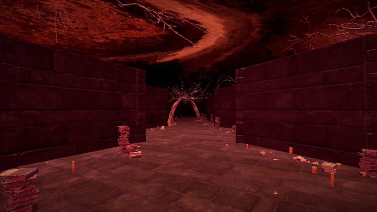 Running Horror 遊戲截圖：迷宮一角