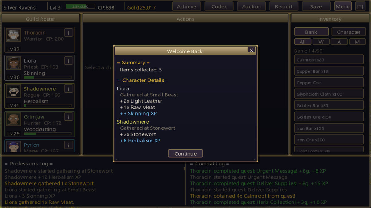 10-Man Idle 戰鬥畫面與角色配置