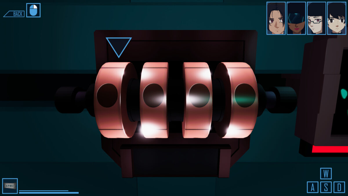 遊戲中的場景光影營造出壓抑的科幻美感