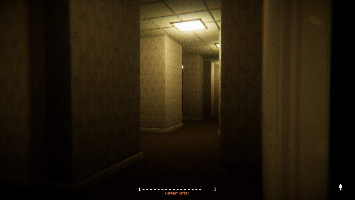 遊戲中的黃色大廳場景