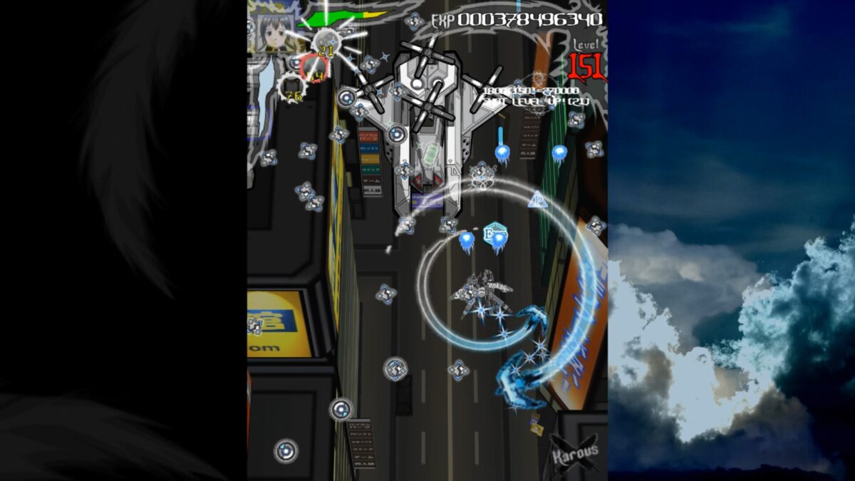 Karous 遊戲實機戰鬥畫面