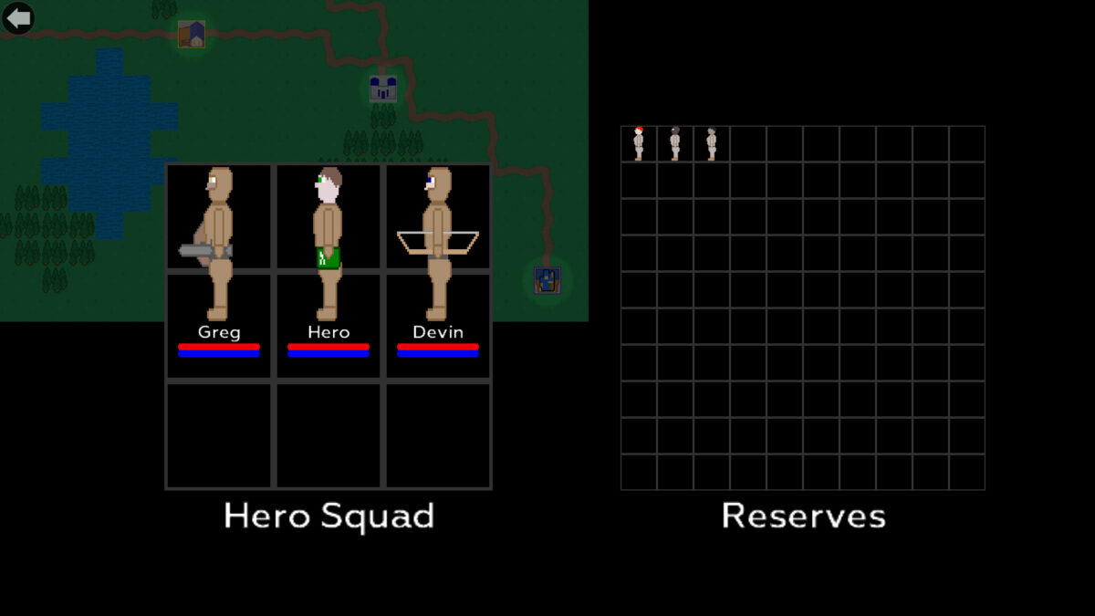 角色屬性與裝備介面
