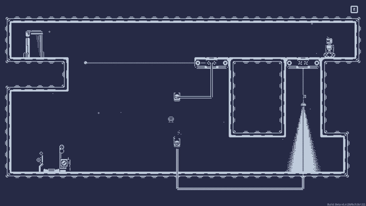 Re-Activated 遊戲內充滿細節的 1-bit 環境