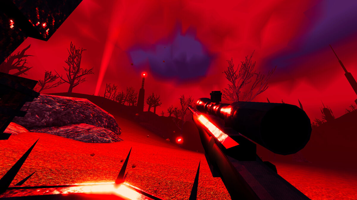 在碉堡內部進行緊張的近距離搜索