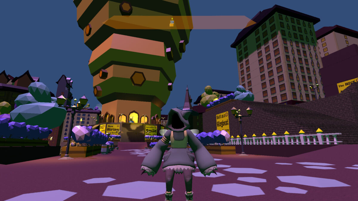 Running Beehind 跑酷場景