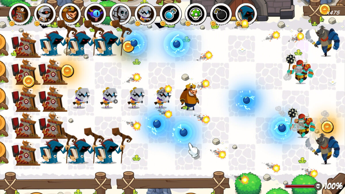 最終關卡的壯觀防線展示