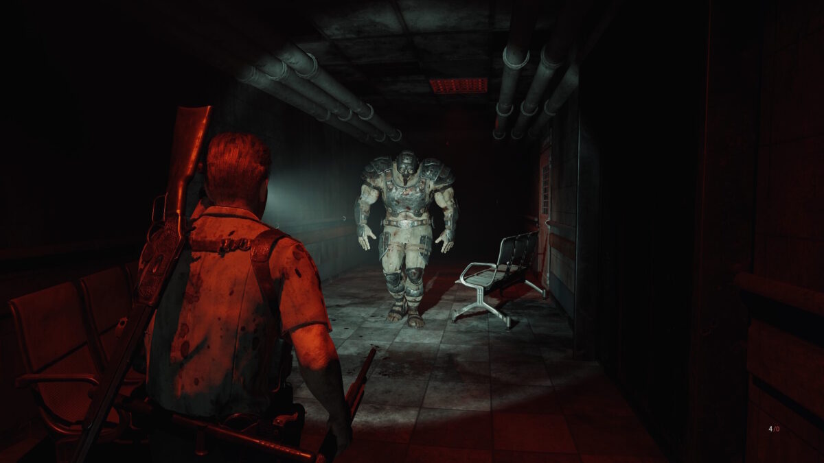 黑暗環境下的光影對比效果