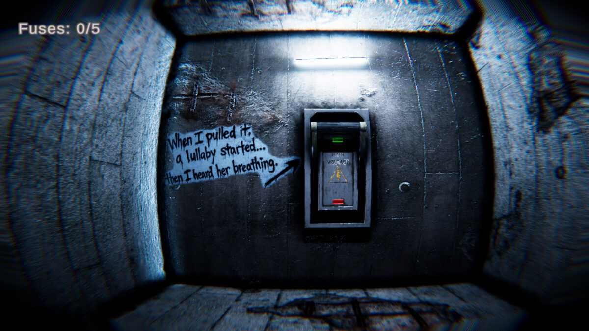 充滿迷霧的浴場走廊場景