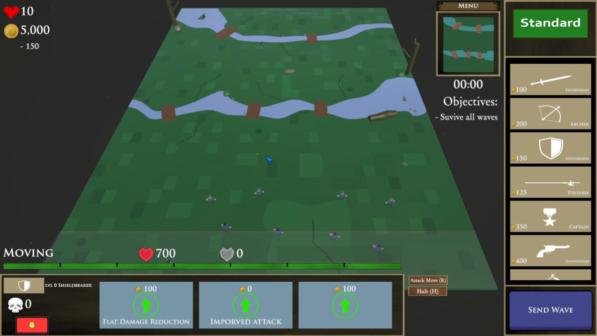 多樣化的戰鬥單位展示