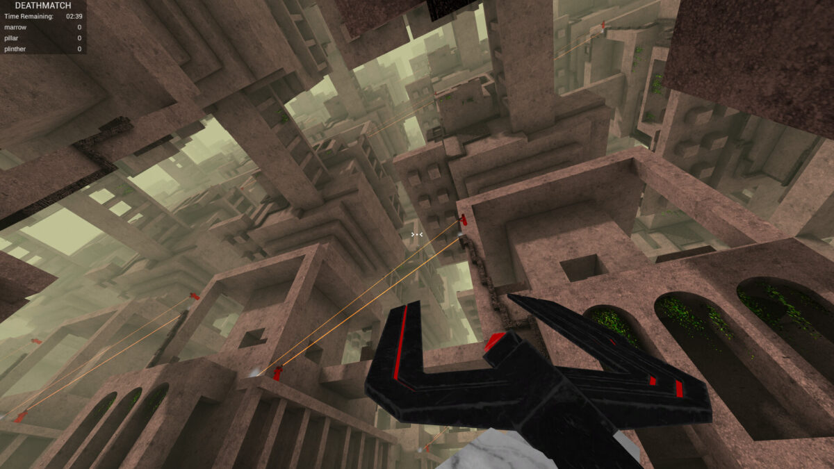 玩家利用重力切換進行牆面移動