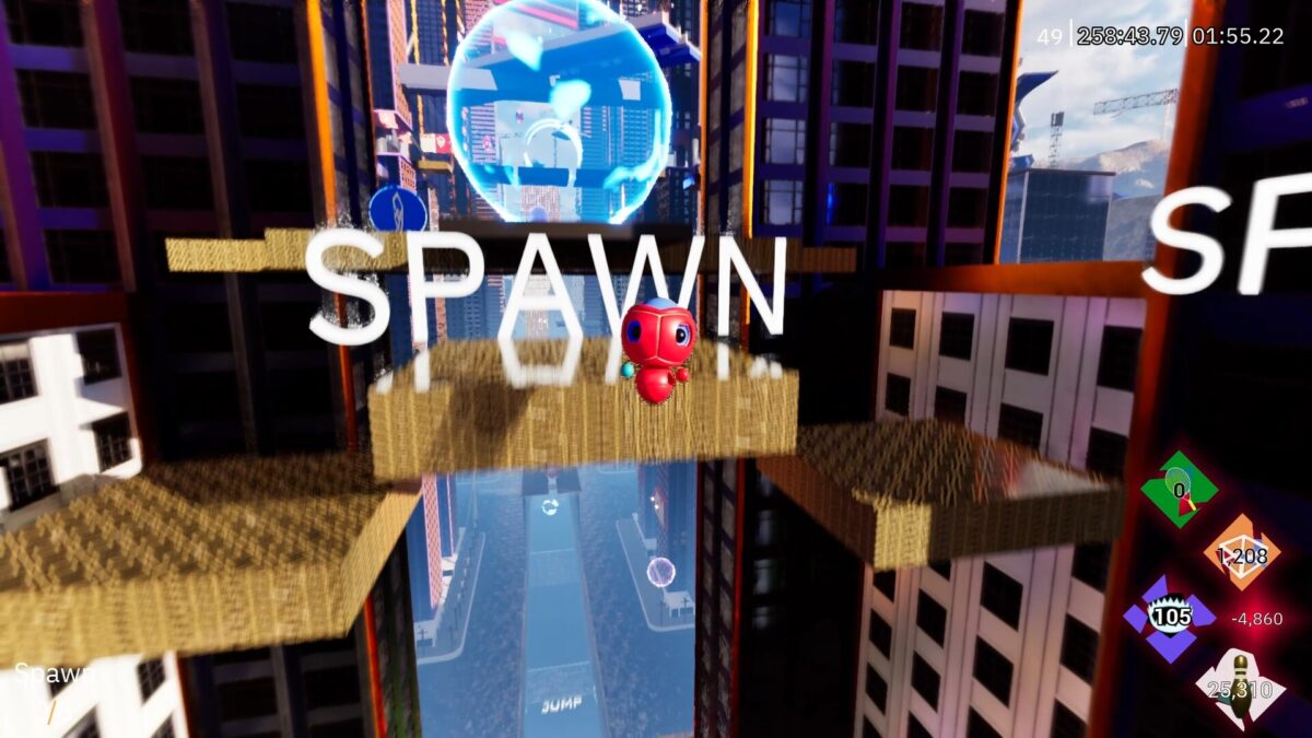 Balls Up 遊戲實機截圖 - 城市環境