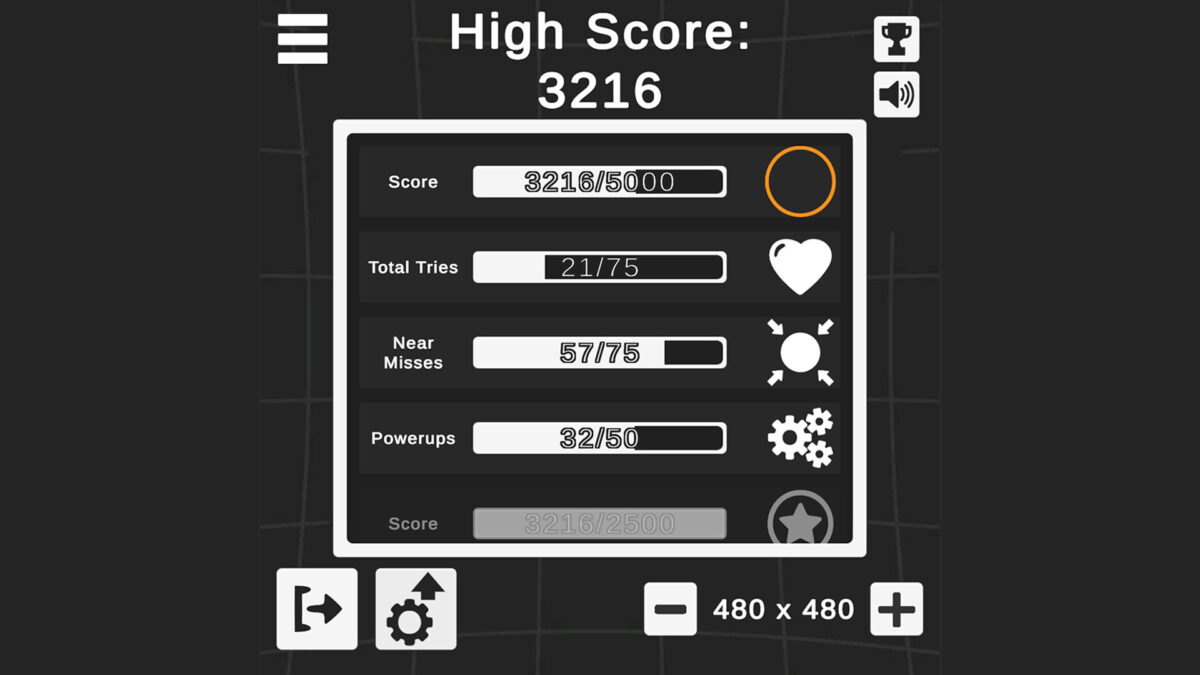 遊戲中的升級選擇界面