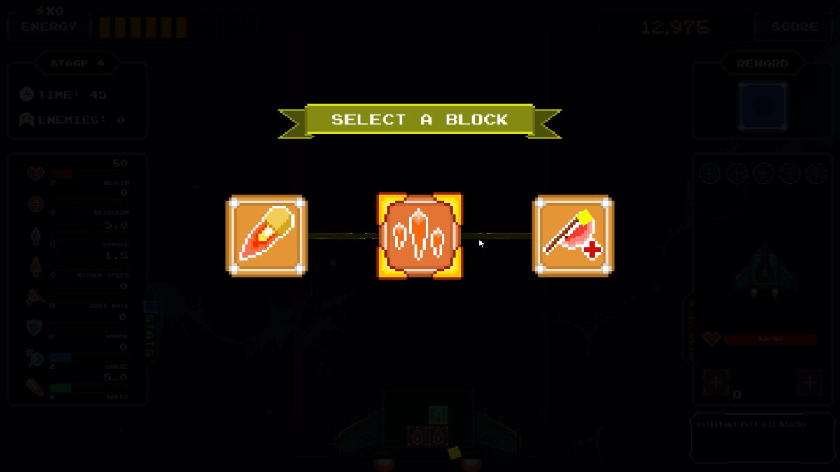 俄羅斯方塊變戰機？《Tenvader》結合「方塊堆疊」與「彈幕射擊」的創意 Roguelike 冒險！