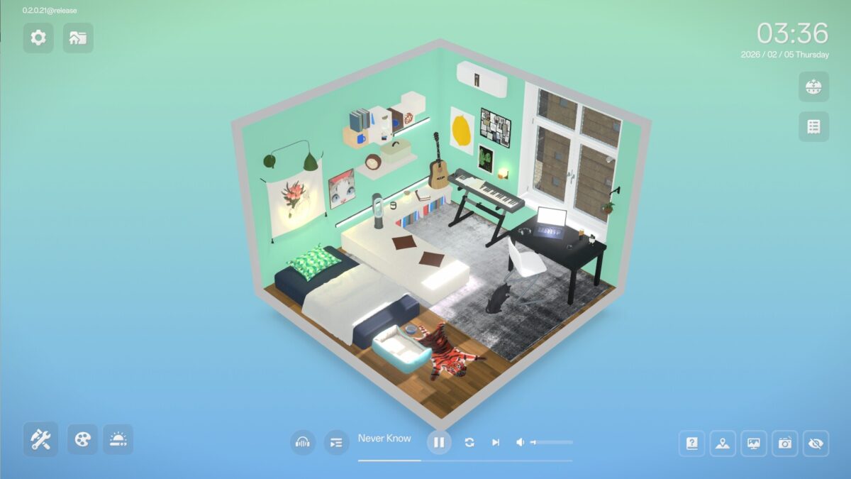 提升效率神器！療癒系 3D 房間裝飾模擬遊戲《Lofi Haven》正式登陸 Steam，內建番茄鐘打造最強專注空間