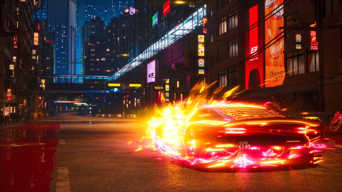 Screamer 終點衝線慶祝畫面