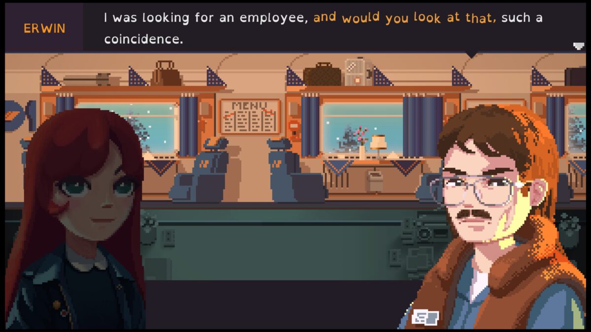 細膩的像素人物互動圖