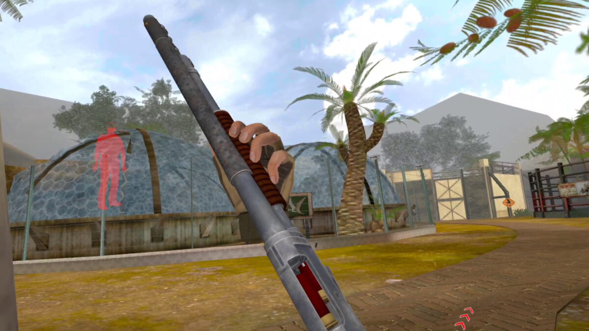 密林中的光影表現細節