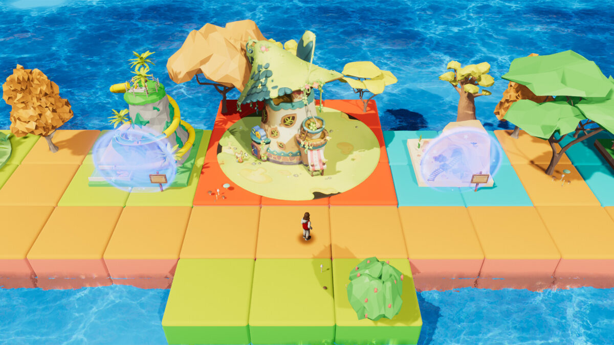 繽紛的平台關卡設計