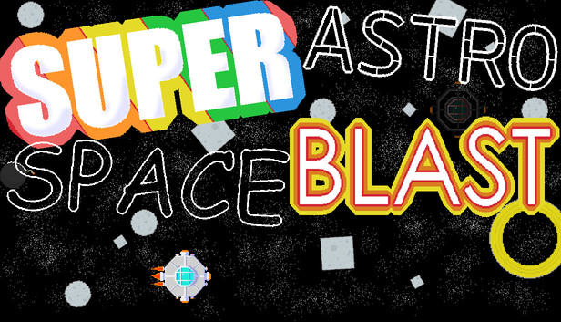 Super Astro Space Blast 遊戲主視覺圖