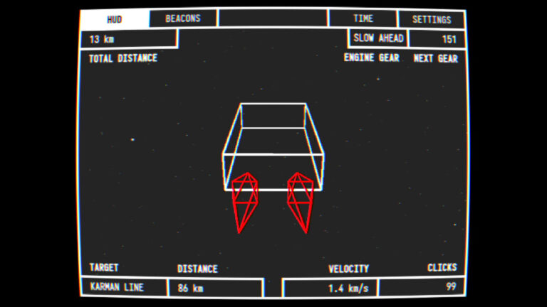 上班摸魚神器!極簡療癒系掛機遊戲《Distance 距離》登陸 Steam:打字即動力,在無盡深空釋放壓力