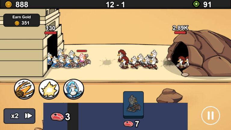 【塔防策略】史詩冒險!《鵝鵝進化論》帶領超萌鵝群跨越百種文明,從石器進化到太空時代!