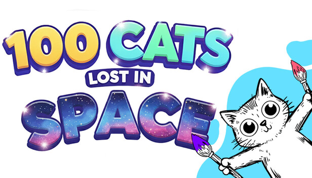 100 Cats Lost In Space Find & Color 遊戲封面圖