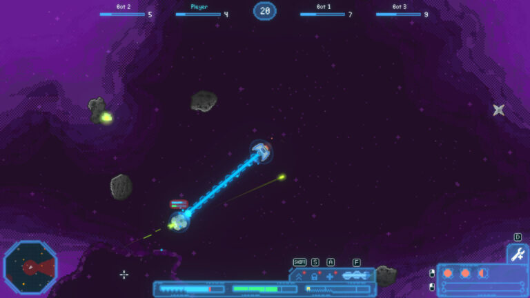 太空射擊迷必玩！像素風競技新作《Cosmula》1.0 正式版登場：12 種戰艦、6 人連線激戰宇宙！