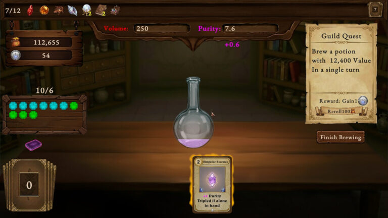 讓數值瘋狂飆升！漸進式牌組構建新作《魔藥力學》登陸 Steam，親手打造突破極限的煉金 Combo！