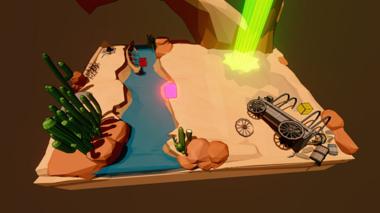 2.5D 街機動作新作《Cubettiny》定檔 2026！超親民百元售價與極低硬體門檻，展開修復破碎幾何宇宙的救世冒險