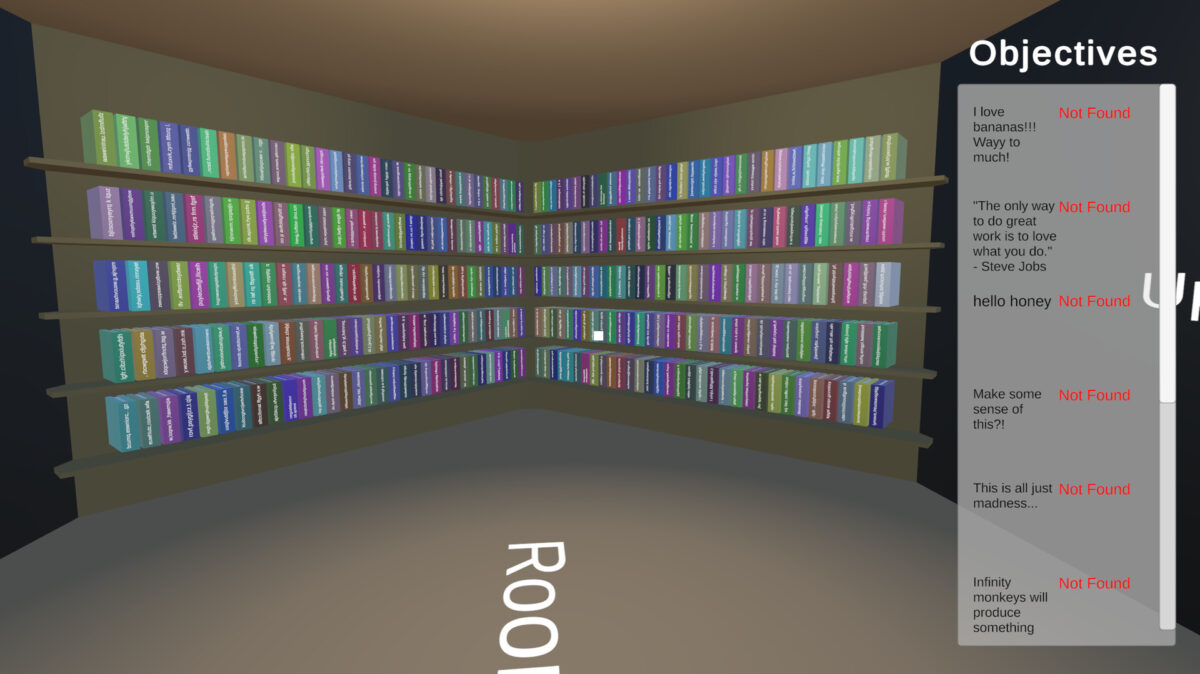 挑戰人類認知極限！哲學系3D探索新作《巴別圖書館》Steam免費推出，走進無窮無盡的文學迷宮