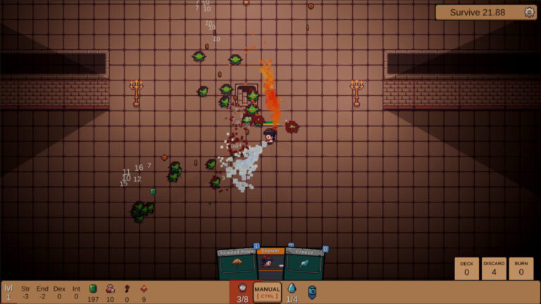 打破平衡的極致爽快!動作肉鴿卡牌新作《詹克之塔》Steam 正式推出,挑戰毀天滅地的構築連擊