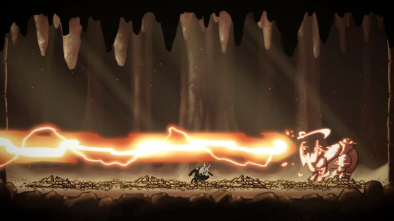 毒舌死神降臨！PS5 硬派 2D 動作《莫庫爾：神之昇華》手繪逐格動畫，打破第四面牆的爽快神作