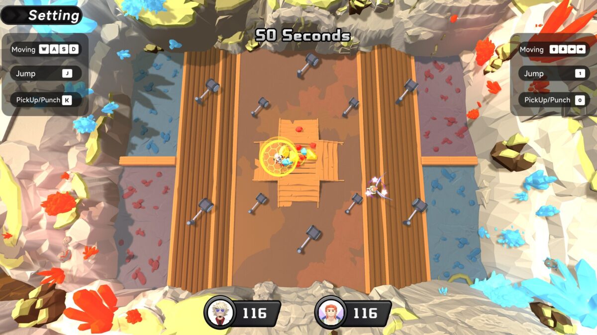 友情破壞再一發！物理競技派對新作《寶石亂鬥決鬥》Steam 同屏開打，爽快寶石爭奪戰即將引爆