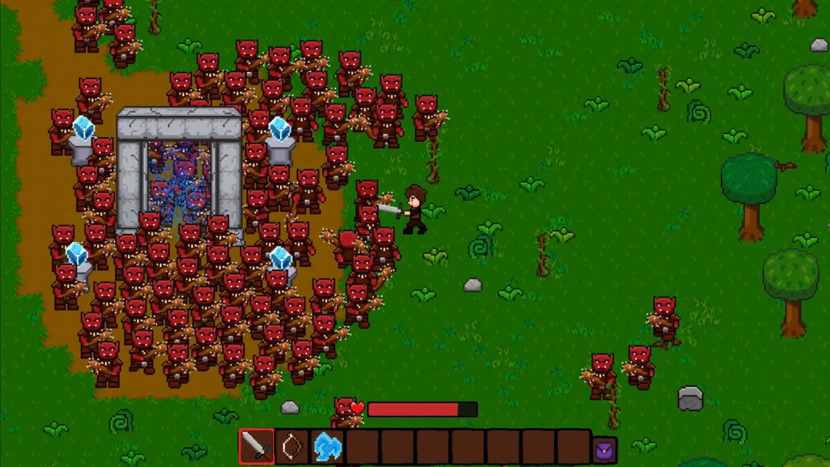 挑戰反應極限！2D 像素動作生存新作《巔峰世界》(Topworld) 登陸 Steam，一秒瞬移突圍無盡獸人海