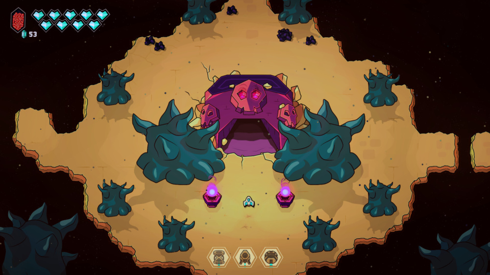 激烈的首領戰鬥畫面