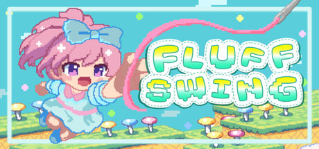 只要 1.99 美金！2D 鋼索動作新秀《FLUFF SWING》以針線擺盪物理動量穿梭治癒像素世界