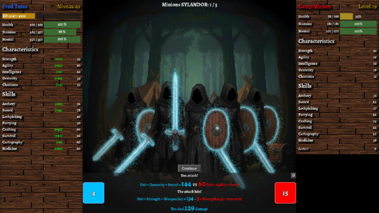 硬核像素生存RPG新作！《弗雷德的冒險：旅行者的錶盤》登陸 Steam，挑戰極限資源管理與六角格戰術