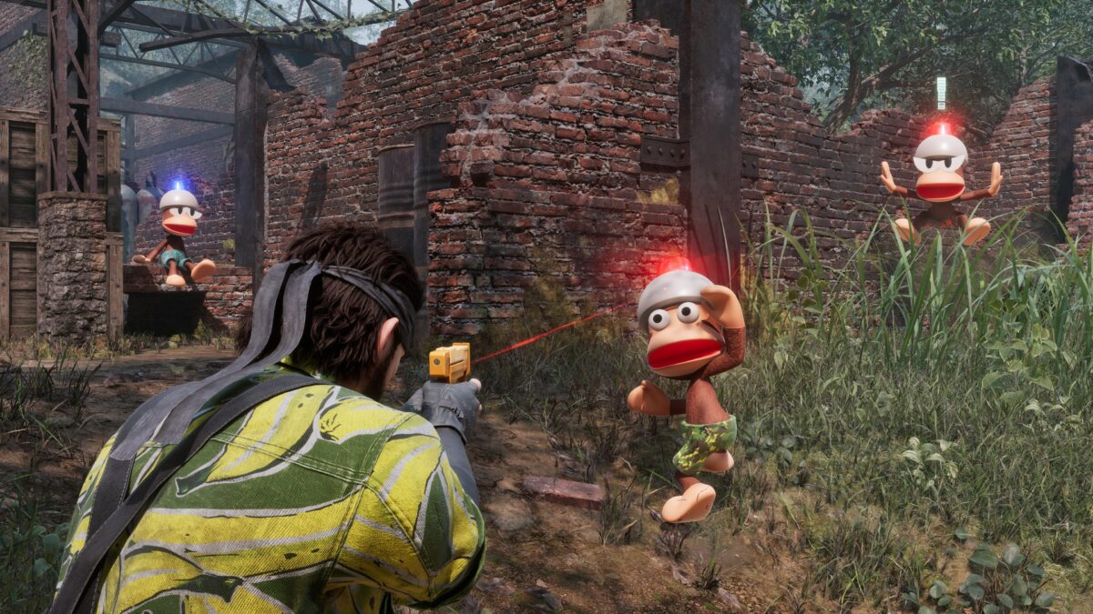 遊戲實機射擊畫面