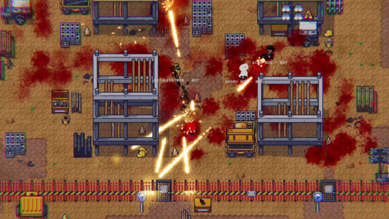 爽快紓壓！免費 8 人線上大亂鬥《Monday Meltdown》：極速血腥、致敬《邁阿密熱線》的獨立神作