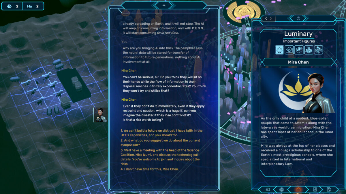 2026年科幻政經大作《月球崛起》(Lunar Ascendant)：化身月球市長，在AI統治與星際陰謀中開創人類新局！