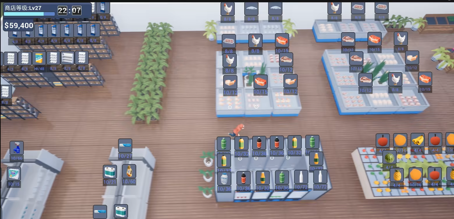 Steam 模擬經營迷必看！新作《多人超市模擬器》支援多人連線合作，從補貨收銀到跨界種田打造你的零售帝國