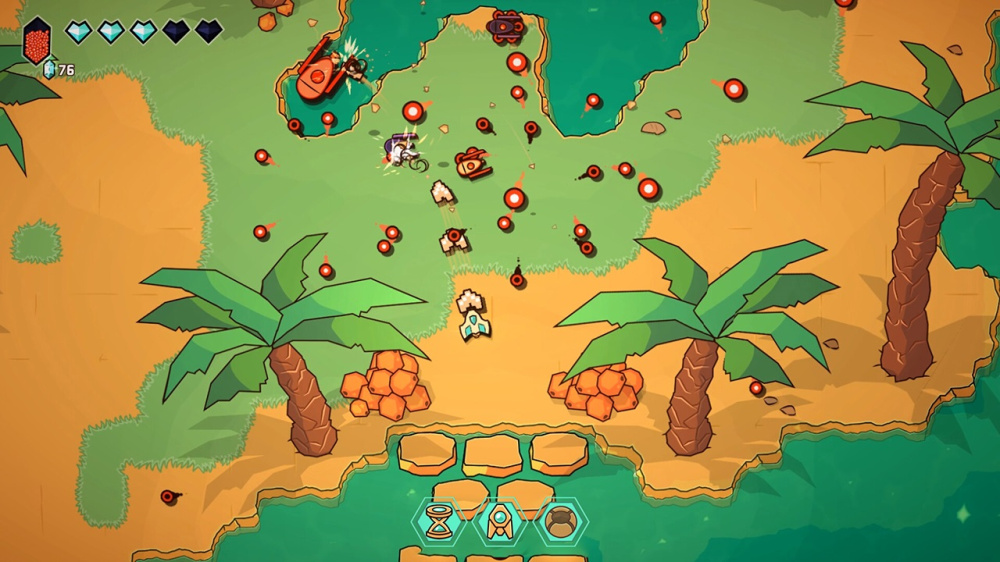 Minishoot' Adventures 地圖與秘密區域