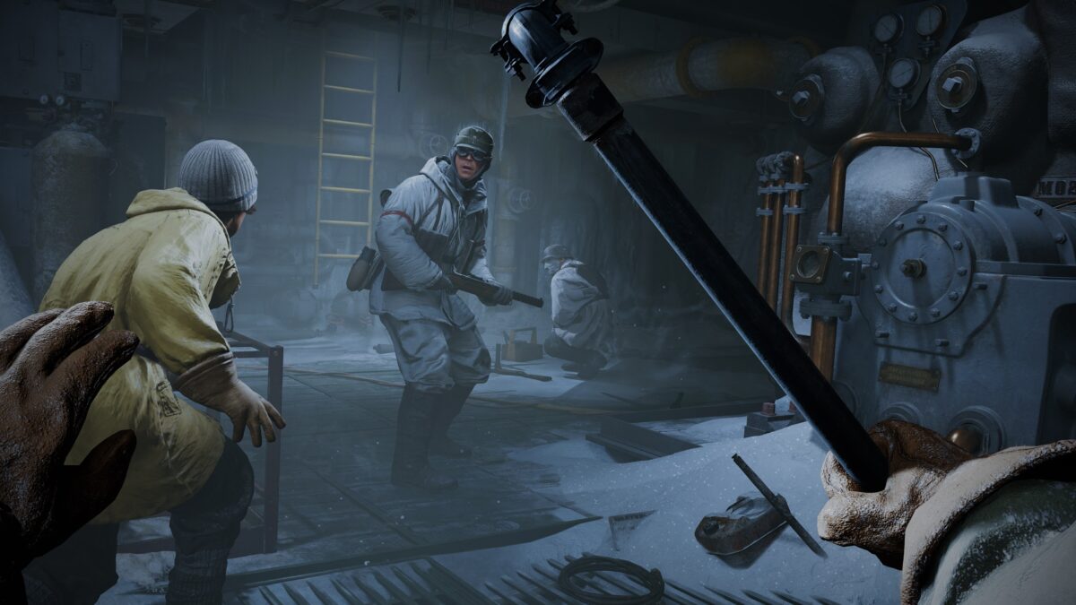 雪山中的祕密基地