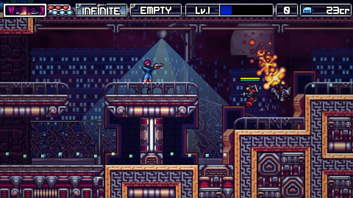 Cybertrash STATYX 遊戲戰鬥畫面