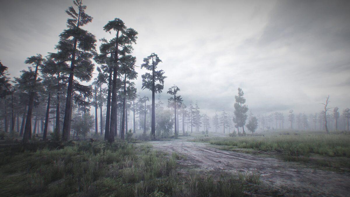 玩家在廢棄建築中搜尋有用物資