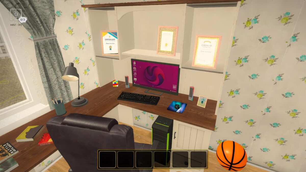 Schoolboy Escape 遊戲內截圖：室內場景