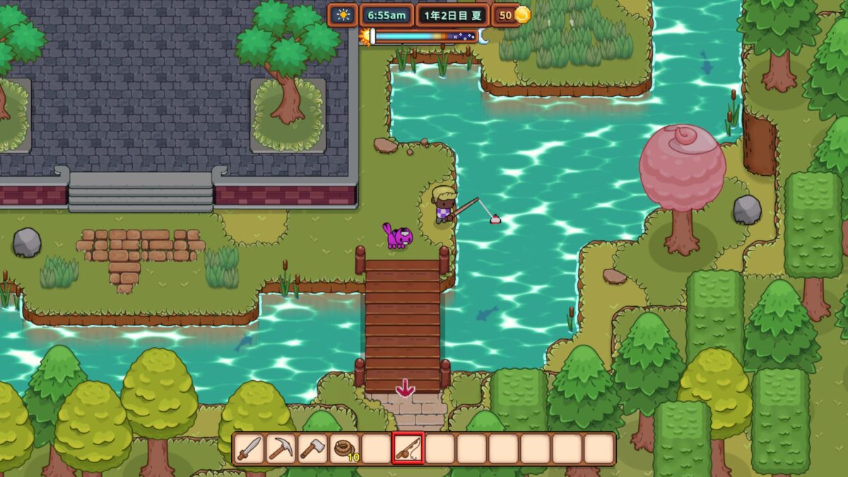 角色與小鎮鄰居的日常互動