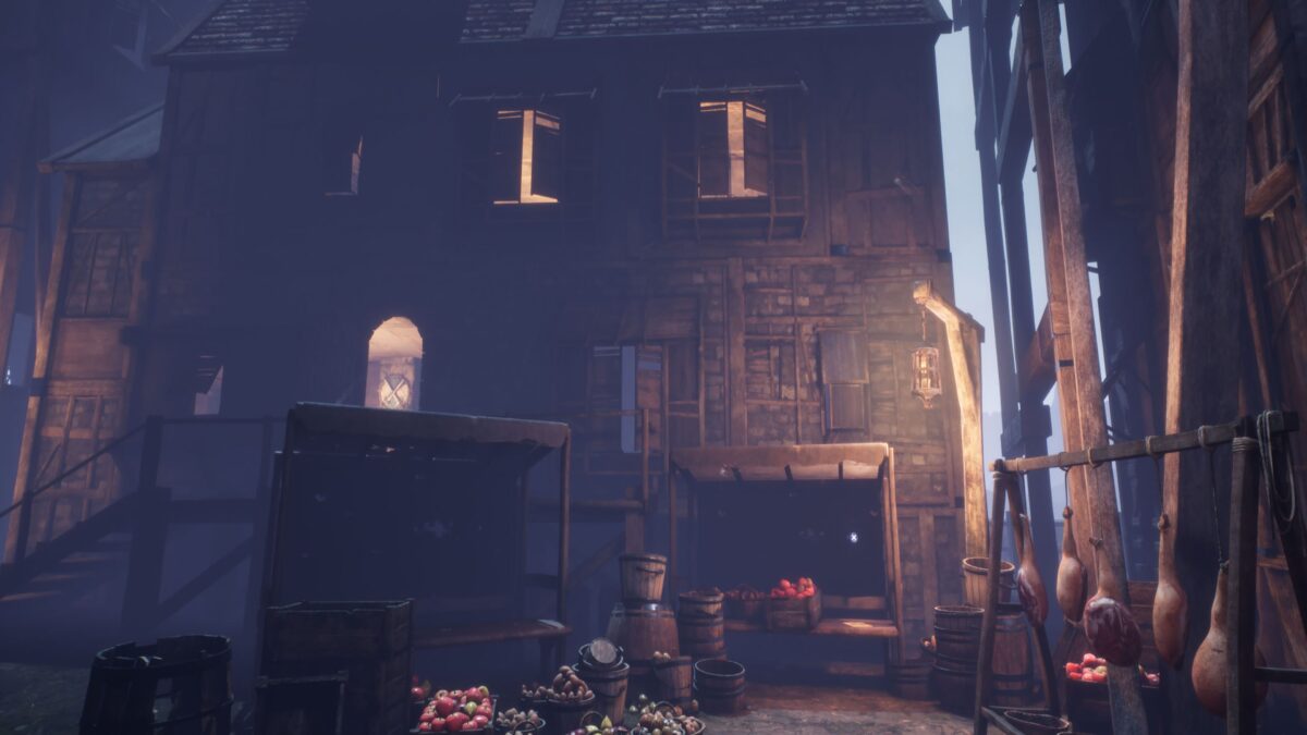 遊戲實機畫面:扭曲的人物身影