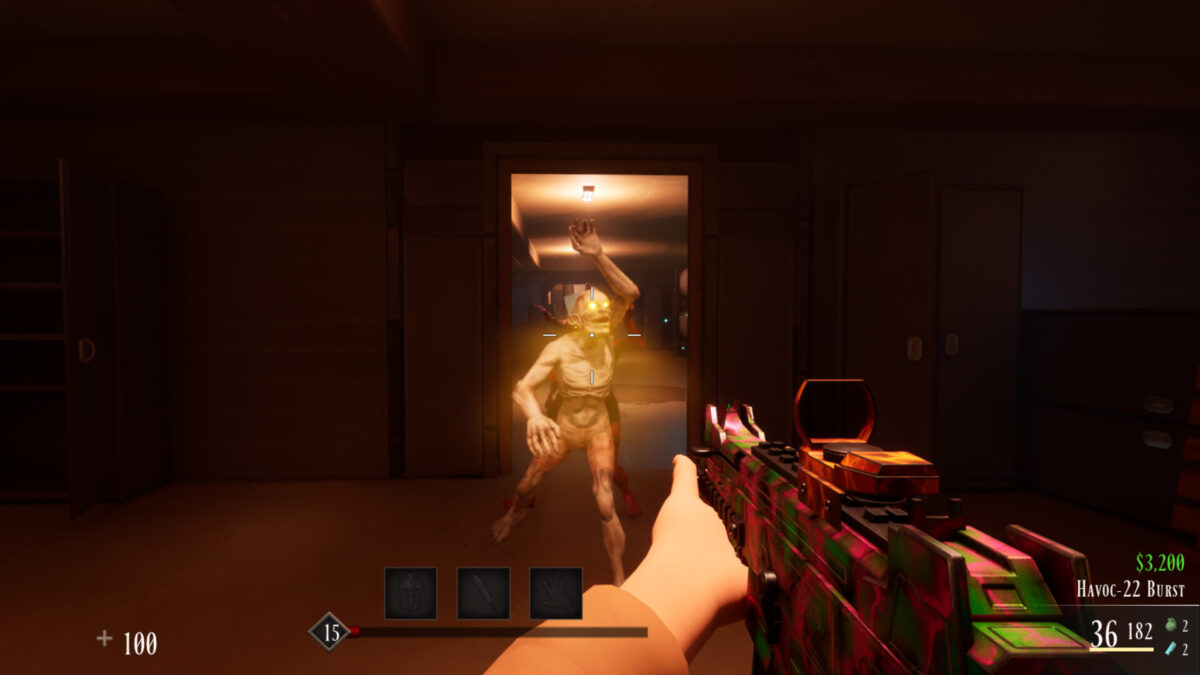 遊戲實機畫面：第一人稱視角的激烈槍戰