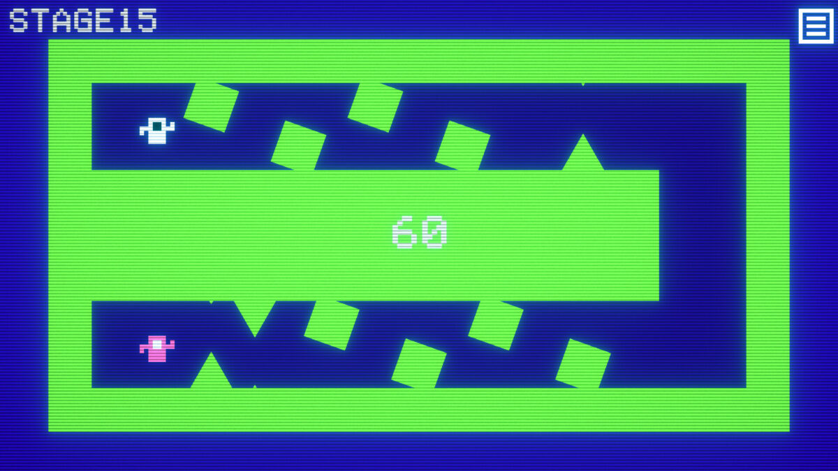 複雜的幾何障礙測試玩家的極限